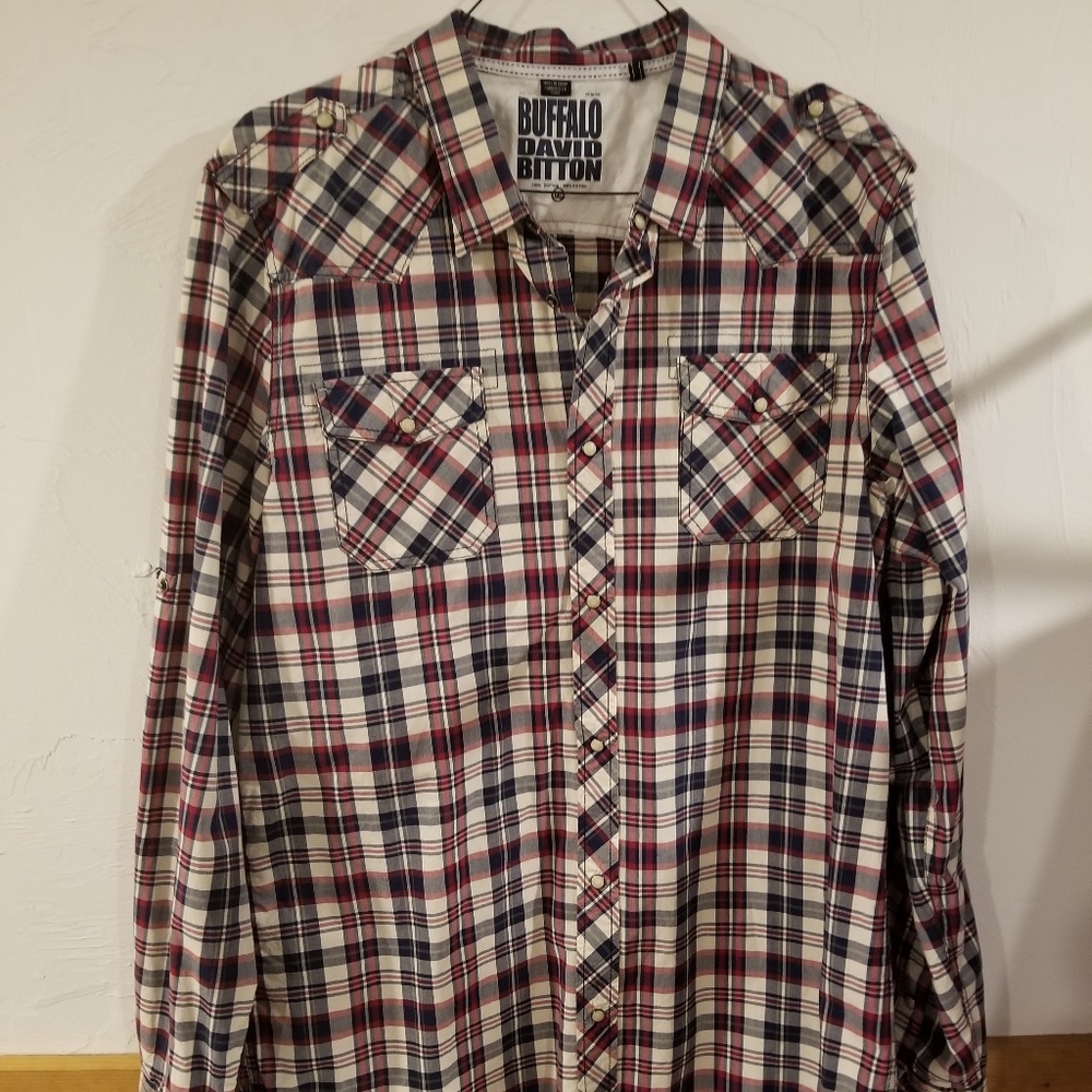 Buffalo David Bitton Western Pearl Snap XXL